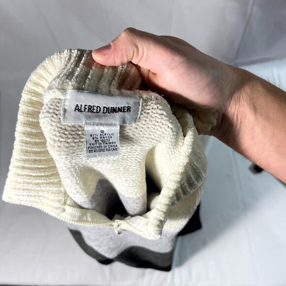 Alfred Dunner Quarter Zip Sweater Women's Size S - Picture 2 of 5